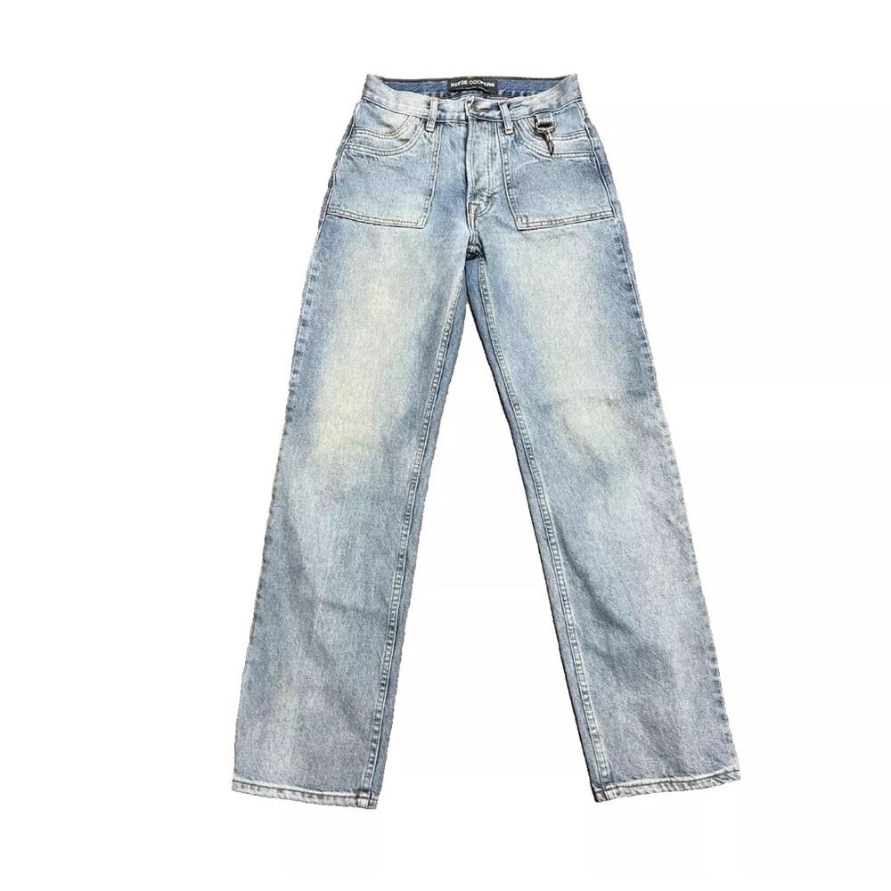 Reese Cooper Jeans AW21 Autumn/Winter 2021 Pyrophyte Size 26 Light Blue Y2K 90s